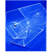 Urna de acrilico Giratoria Horizontal